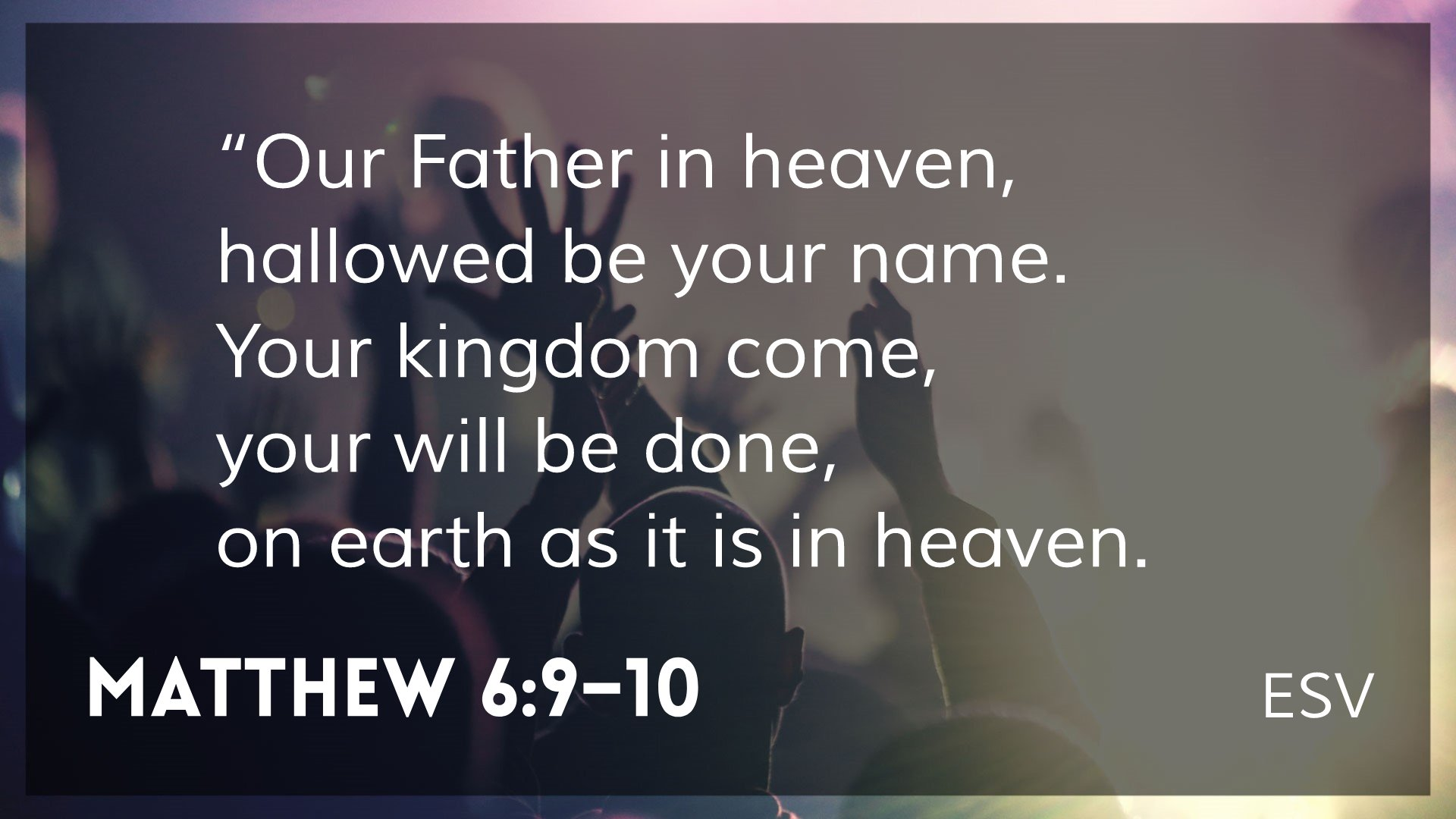 Why Do We Pray?